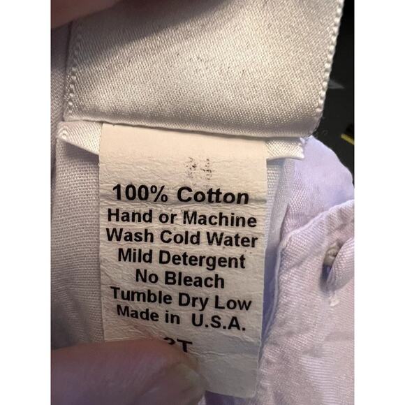 Mulberry Street Toddler 24 Month Cotton Dress Lavender With Gingham Ribbon USA - Picture 6 of 7